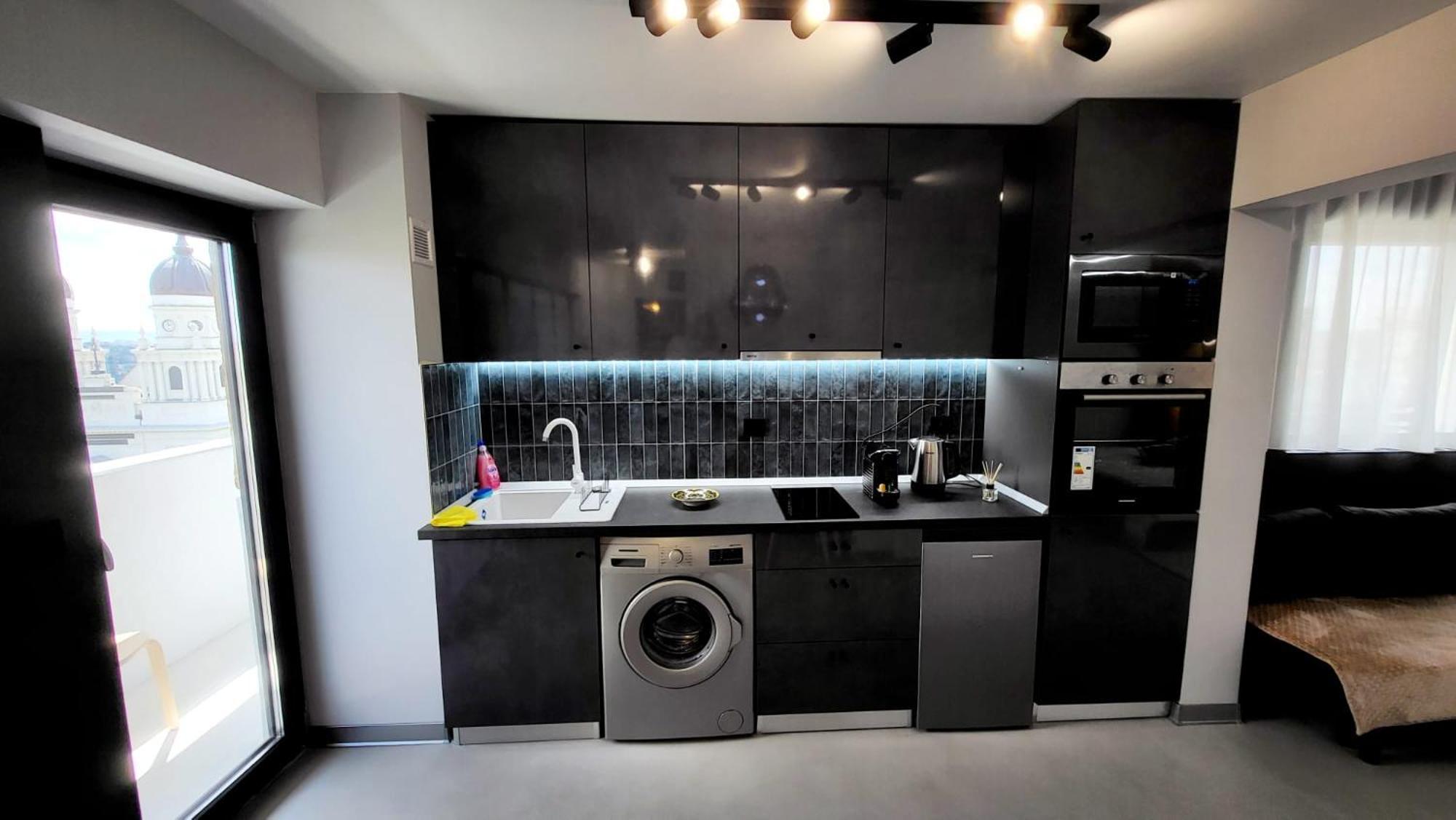 Ferienwohnung Panoramic Penthouse In The Heart Of Iasi Exterior foto